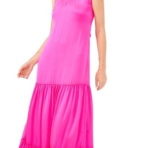 Vince Camuto Pink Halter Maxi Dress
